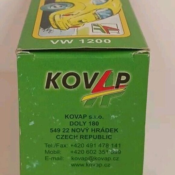 Kovap Volkswagon Beetle Wind-Up Diecast (Tested) VW Blue Vintage Czech - Picture 14 of 14